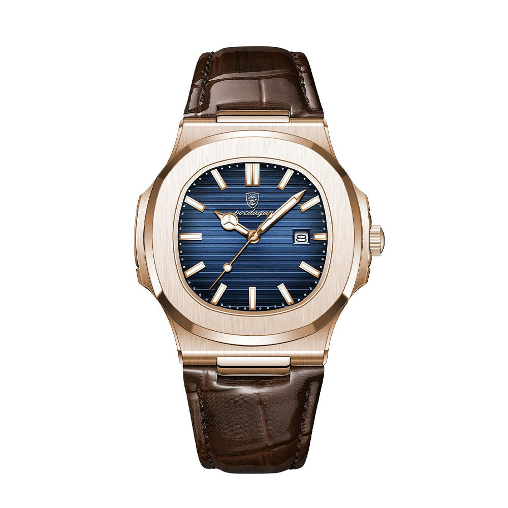 GENEVA Genuine Leather Timepiece