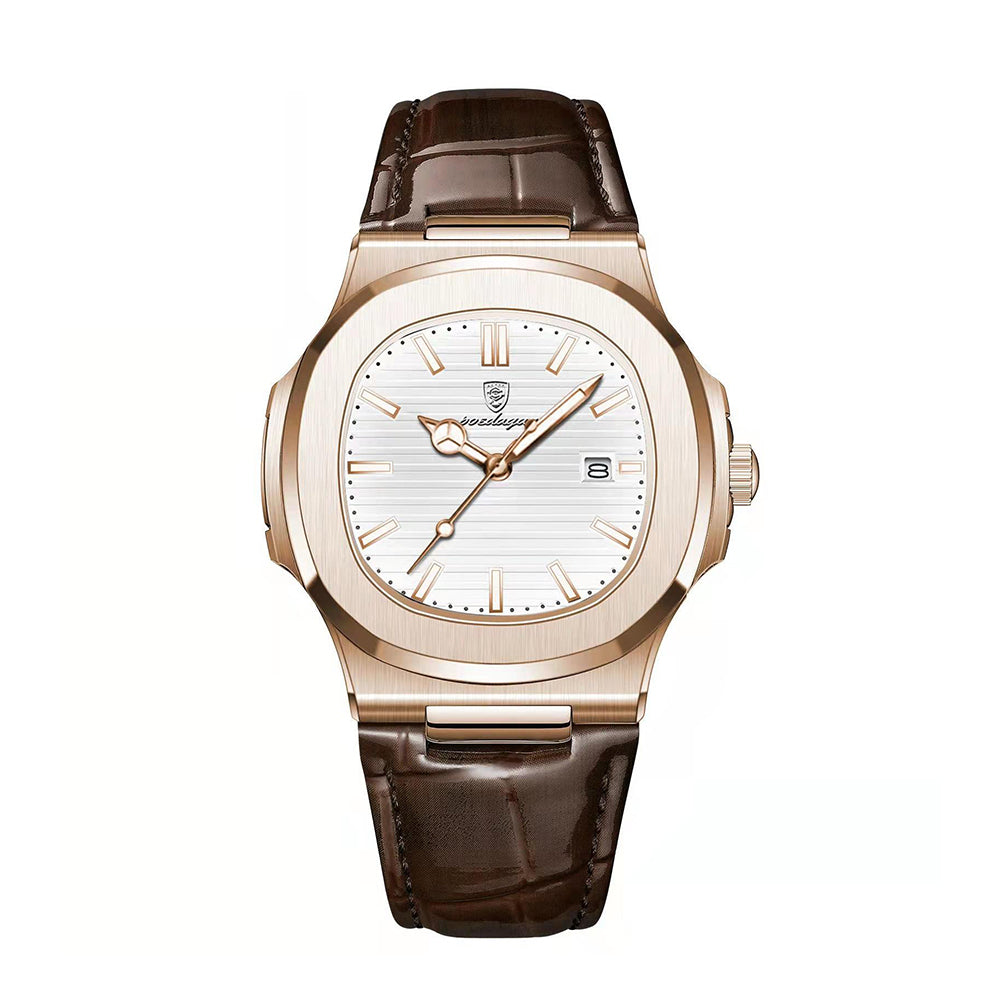 GENEVA Genuine Leather Timepiece