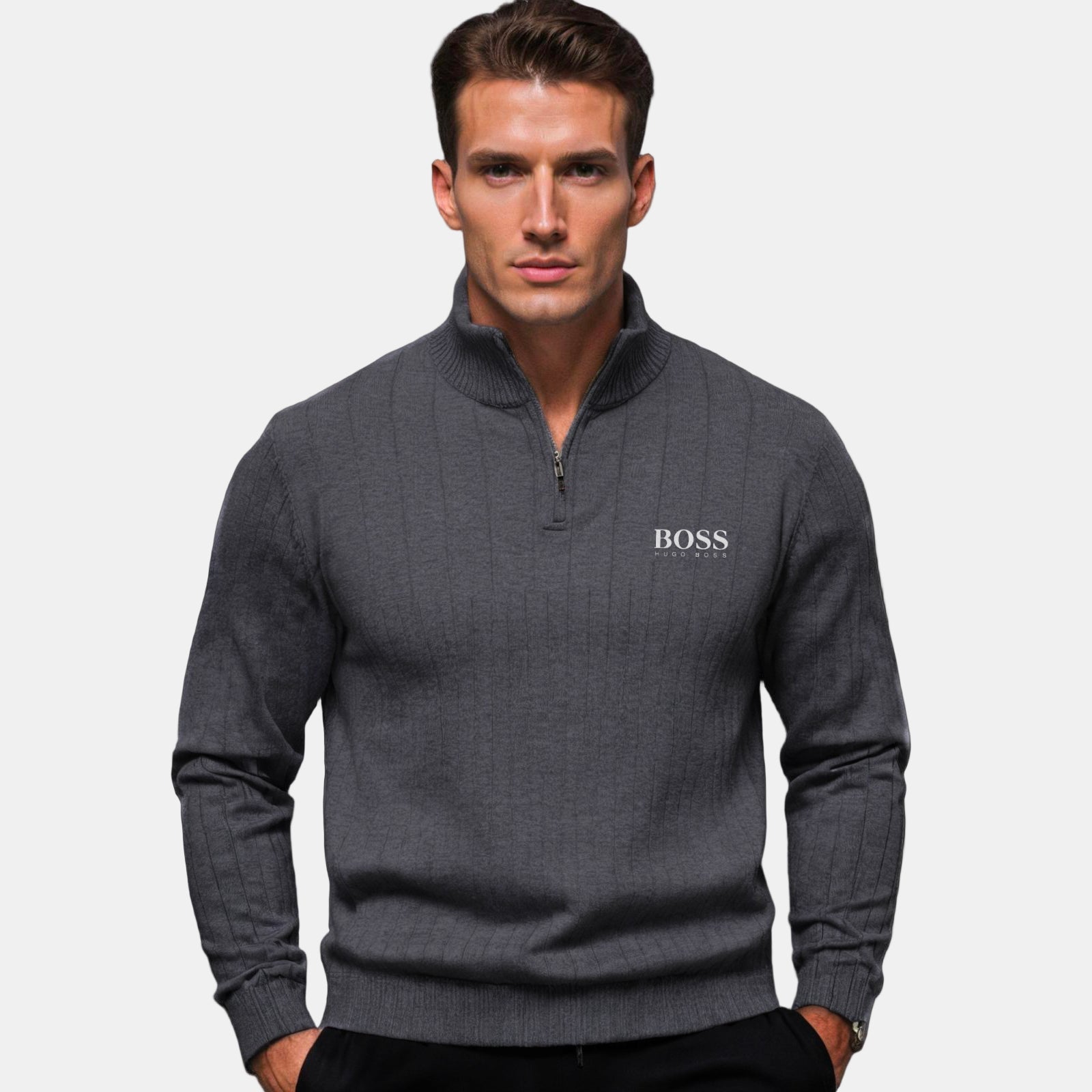 Zipped Neck Sweater BS™